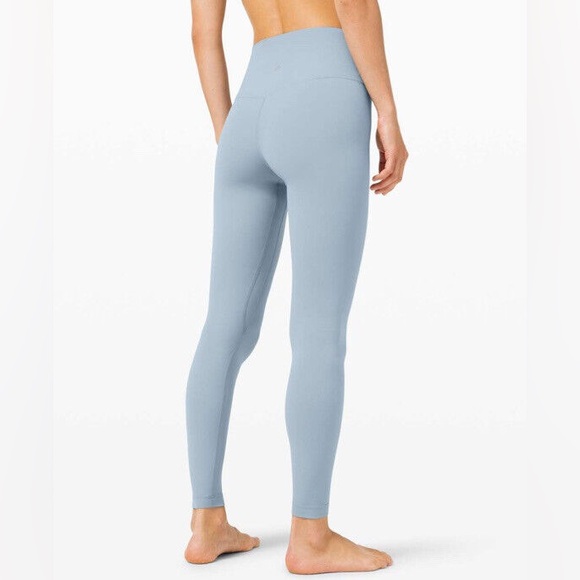 Lululemon Align High-Rise Leggings w pockets 6 / small Blue Cast - Picture 4 of 13